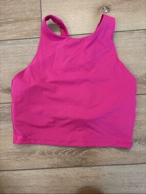 Athleta Hot Pink High-Neck Bikini Top